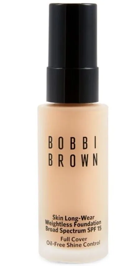 Base de Maquillaje sin Peso de Larga Duración BOBBI BROWN Skin SPF15 W-056 WARM NATURAL 1oz - Caja Faltante