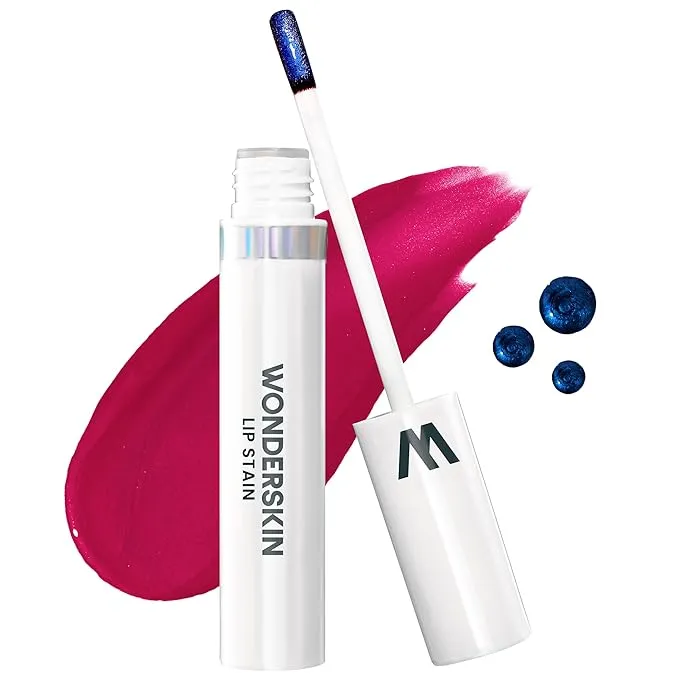 Wonderskin Wonder Blading Lip Stain Masque, Long Lasting Pink Lip Stain, Waterproof Natural Lip Stain, Transfer Proof Lip Makeup (Sweetheart Masque)